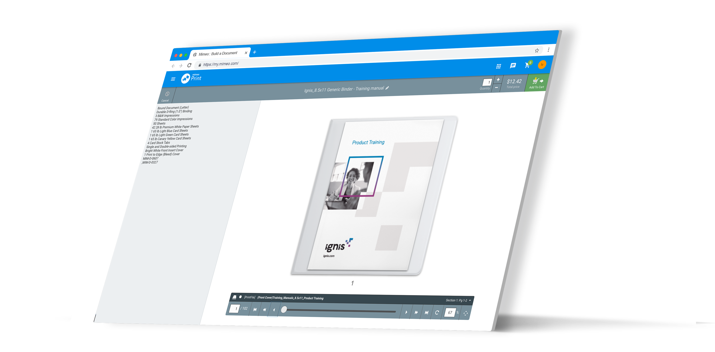 mimeo business print platform