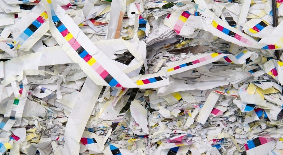 sustainable printing recycle paper