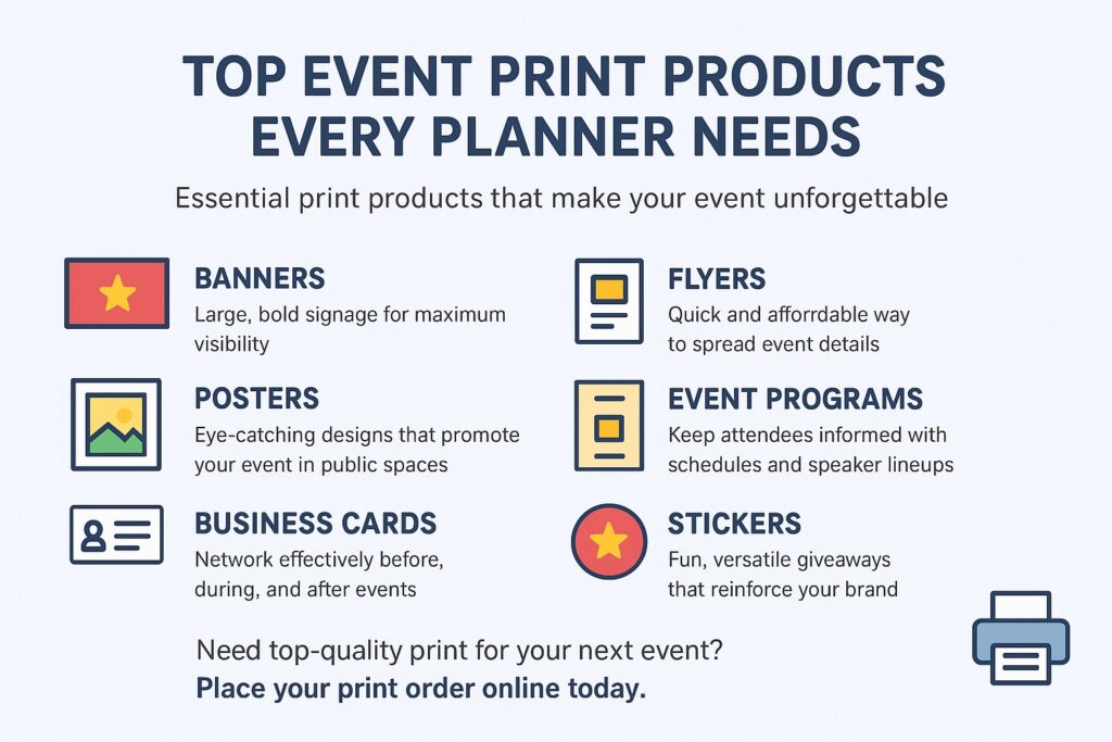 Print Products Event Planners