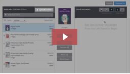 Watch this video to learn how to add multiple files to one Mimeo document. This allows you to customize each section with your printing preferences.