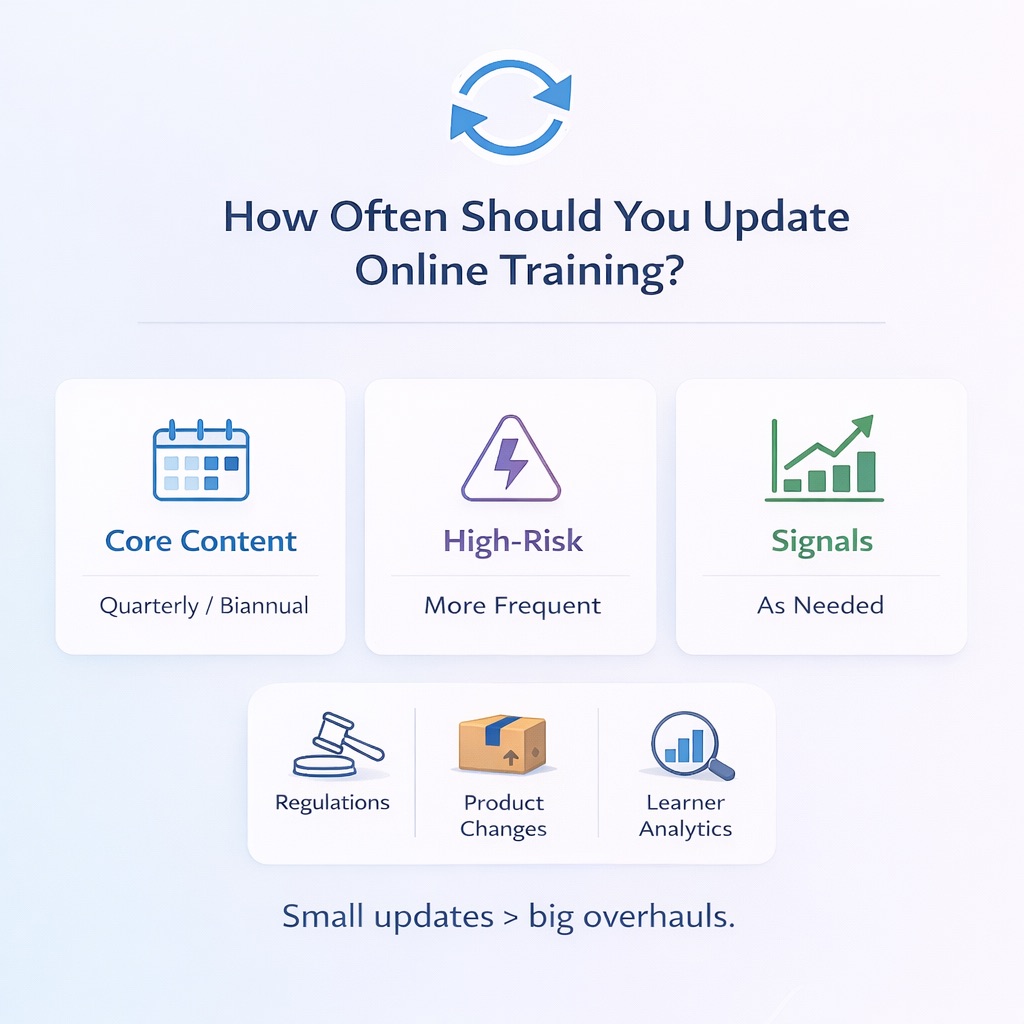 How to Update Training Content Before It Becomes Stale