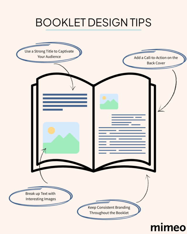 Printed booklet design tips. 