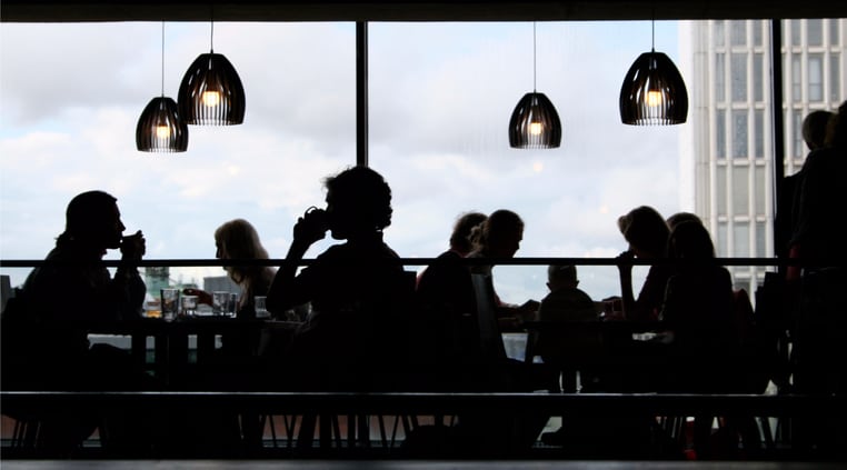 A Busy Restaurant Atmosphere Means Crowded Tables 1