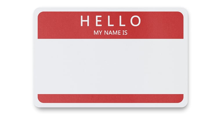 Hello My Name Is 1