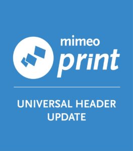 Mimeo Print Header