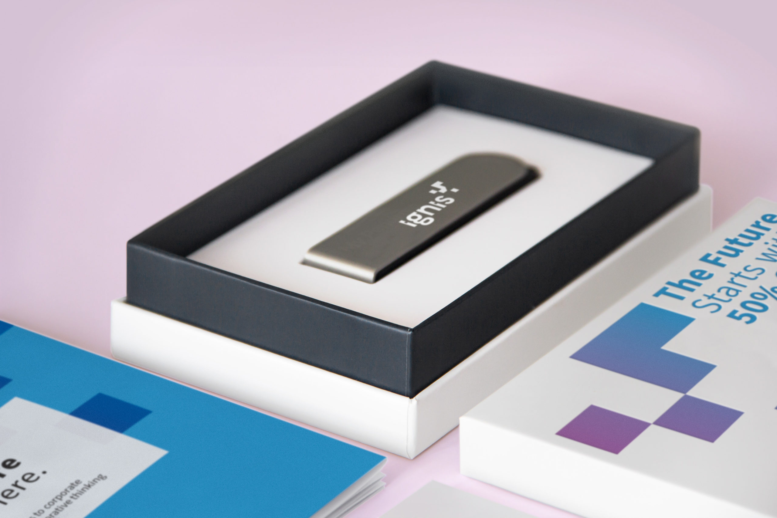 pendrive and documents with a pen drive