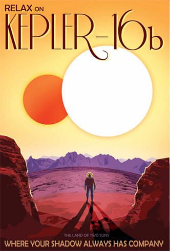 Relax on Kepler 16b Poster