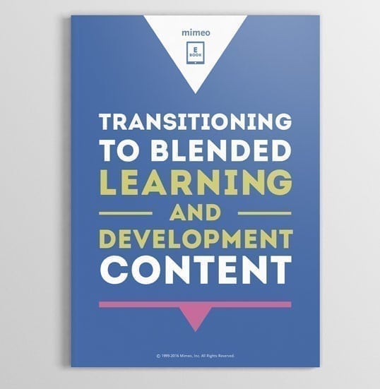 Free eBook - Transitioning to blended L&D content