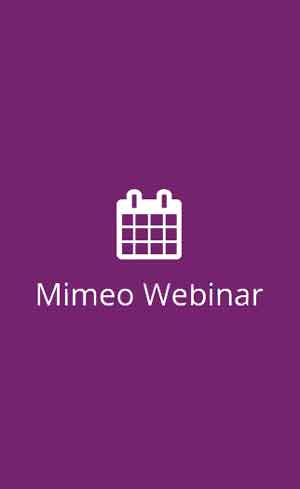 Mimeo Webinar