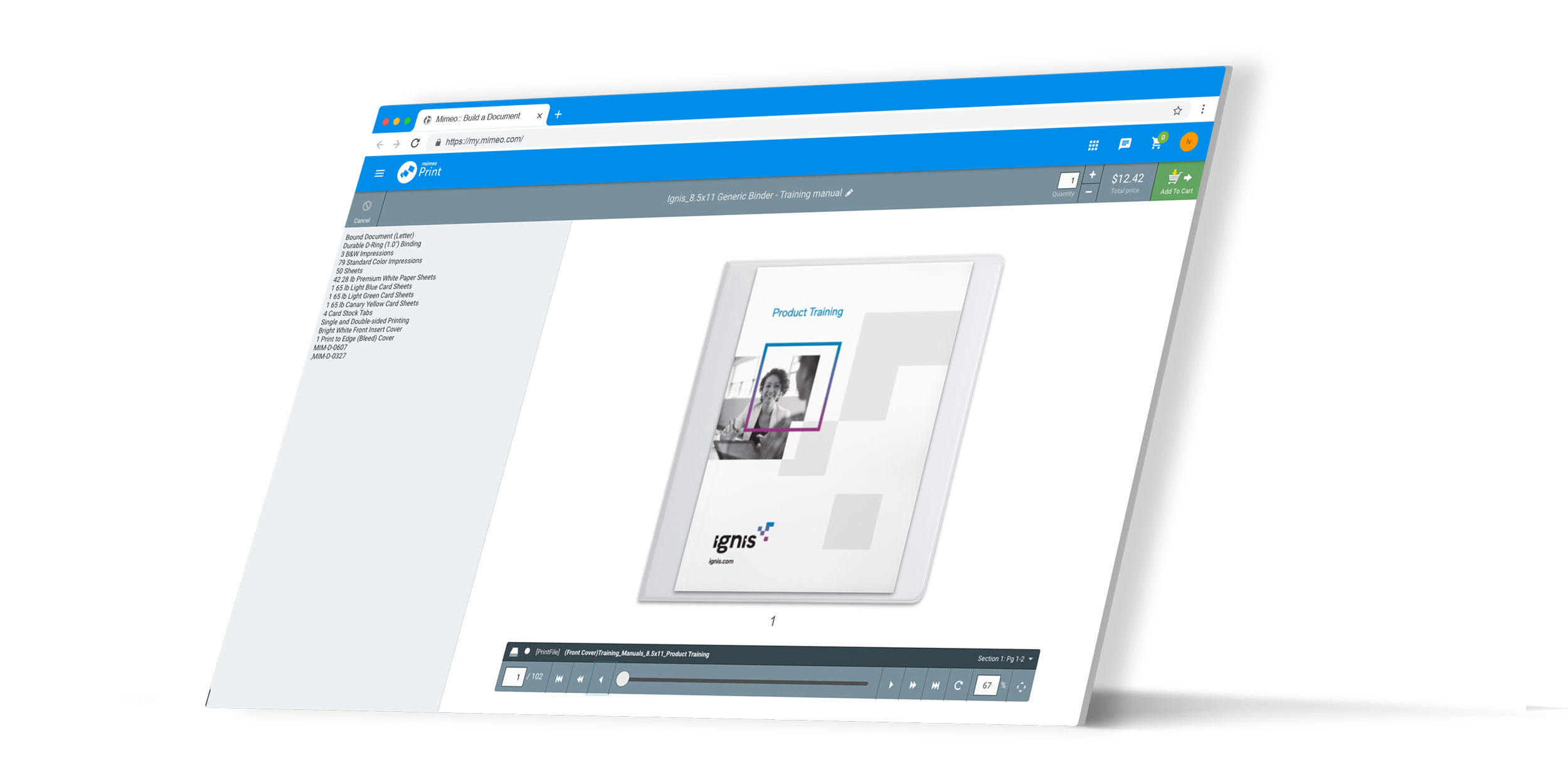 mimeo business print platform