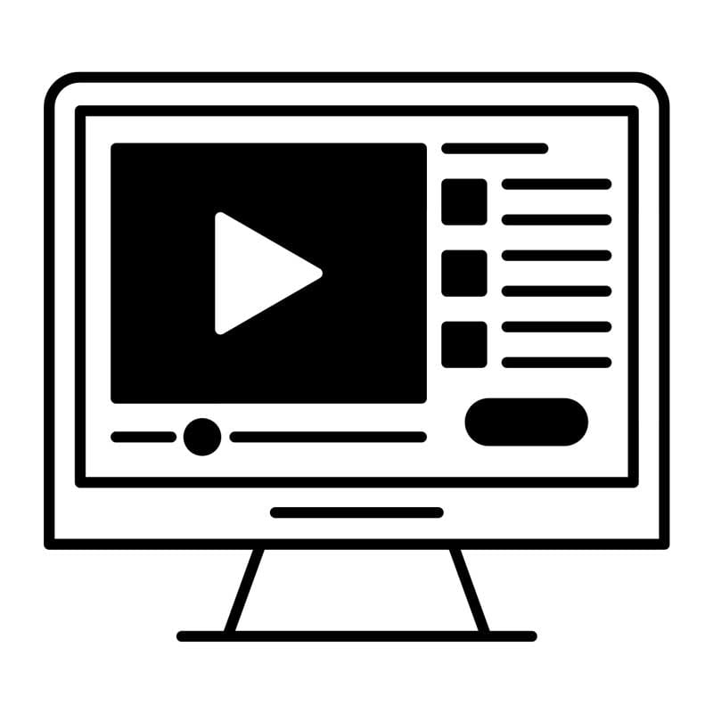 Digital Webinar Icon