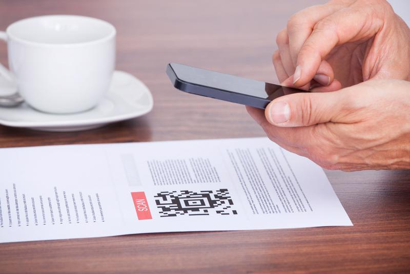 Scanning a QR code brings a level of interaction that other print ad techniques can't