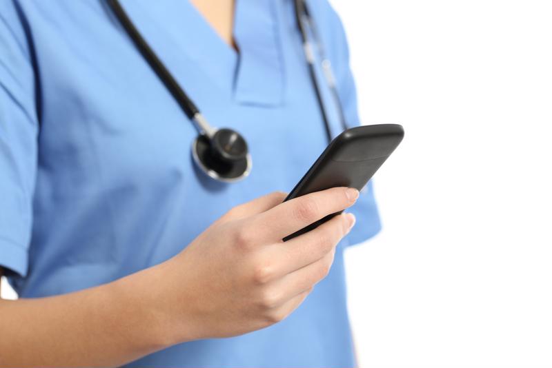 Mobile devices and medical devices collide to improve training and access to helpful documents.