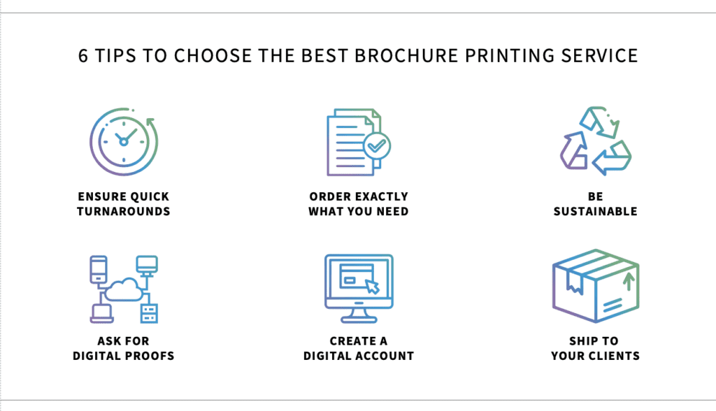 6 tips to choose the best brochure printing service