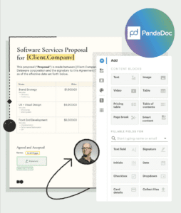 PandaDoc proposal software