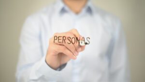 person writes personas