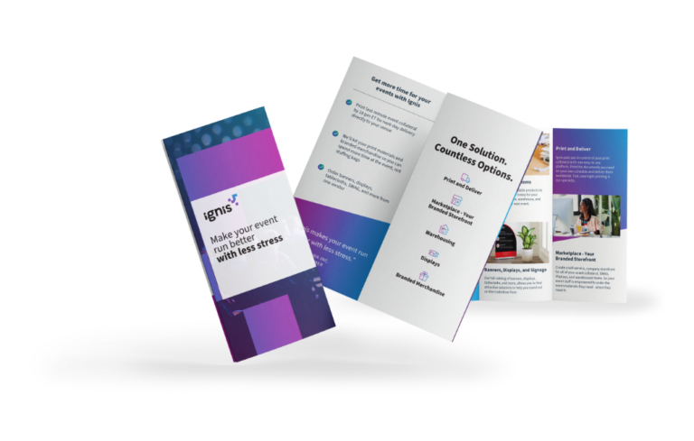 Brochure printing by mimeo