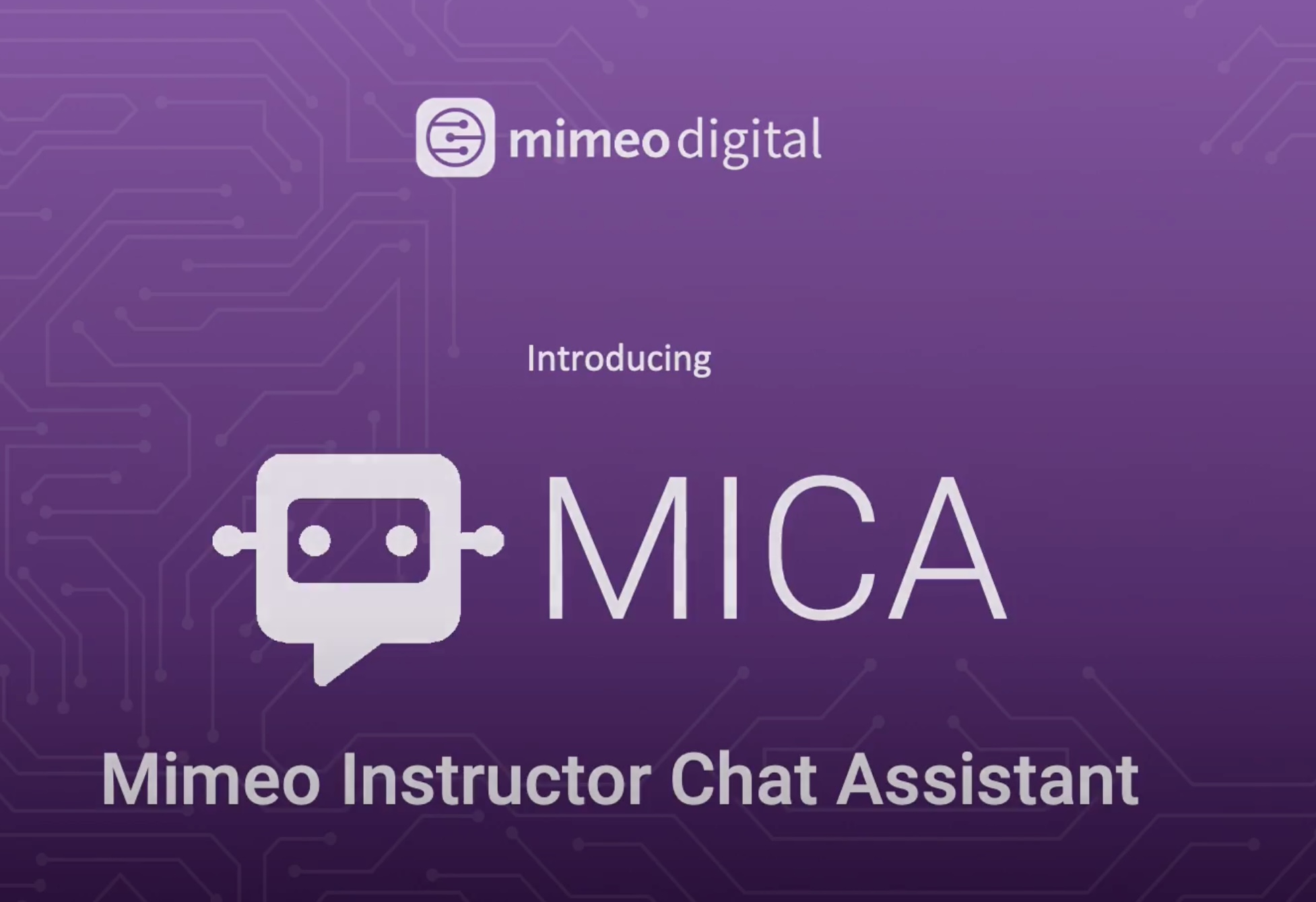 Mimeo digital AI - MICA