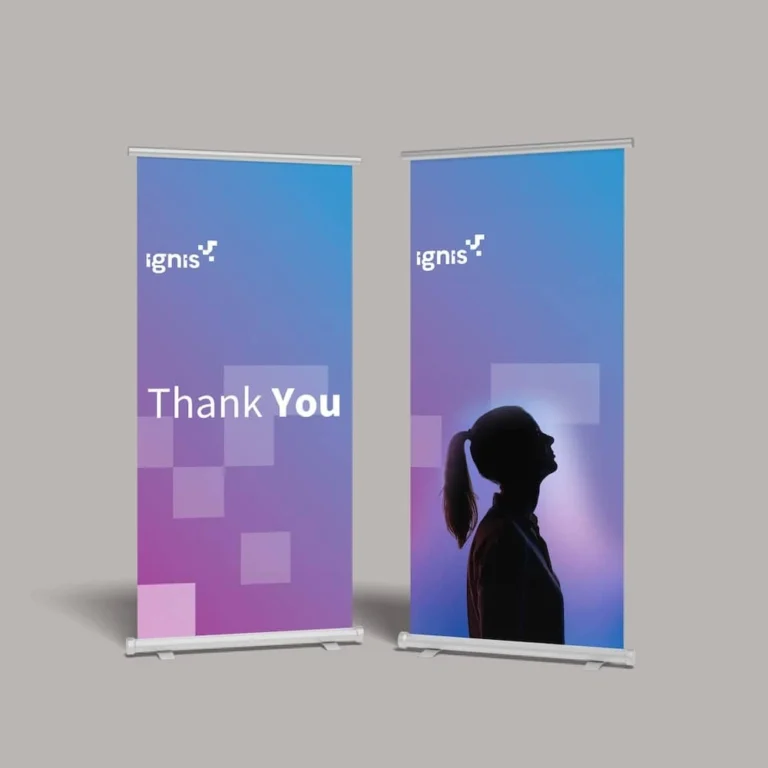 Display signage banners