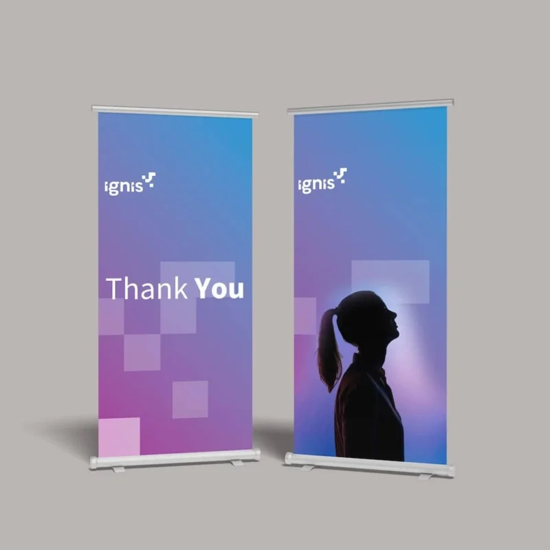 Display signage banners