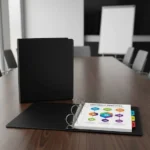 Binder Printing Product on table