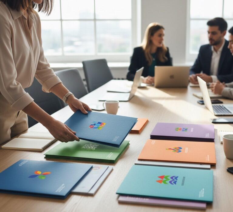 Custom printed folders for associations