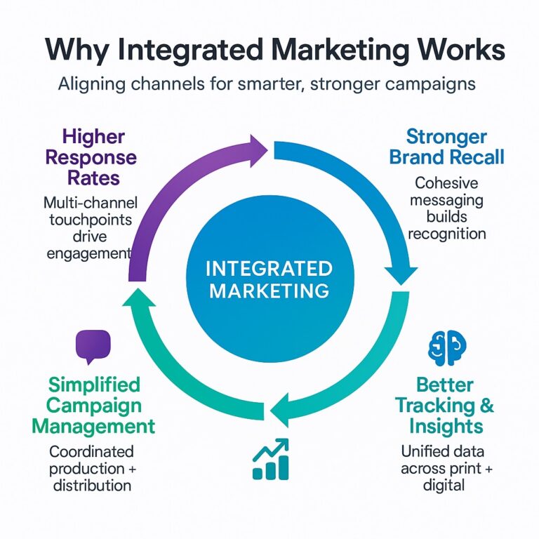 Infographic about why print and digital marketing for associations is the best path.