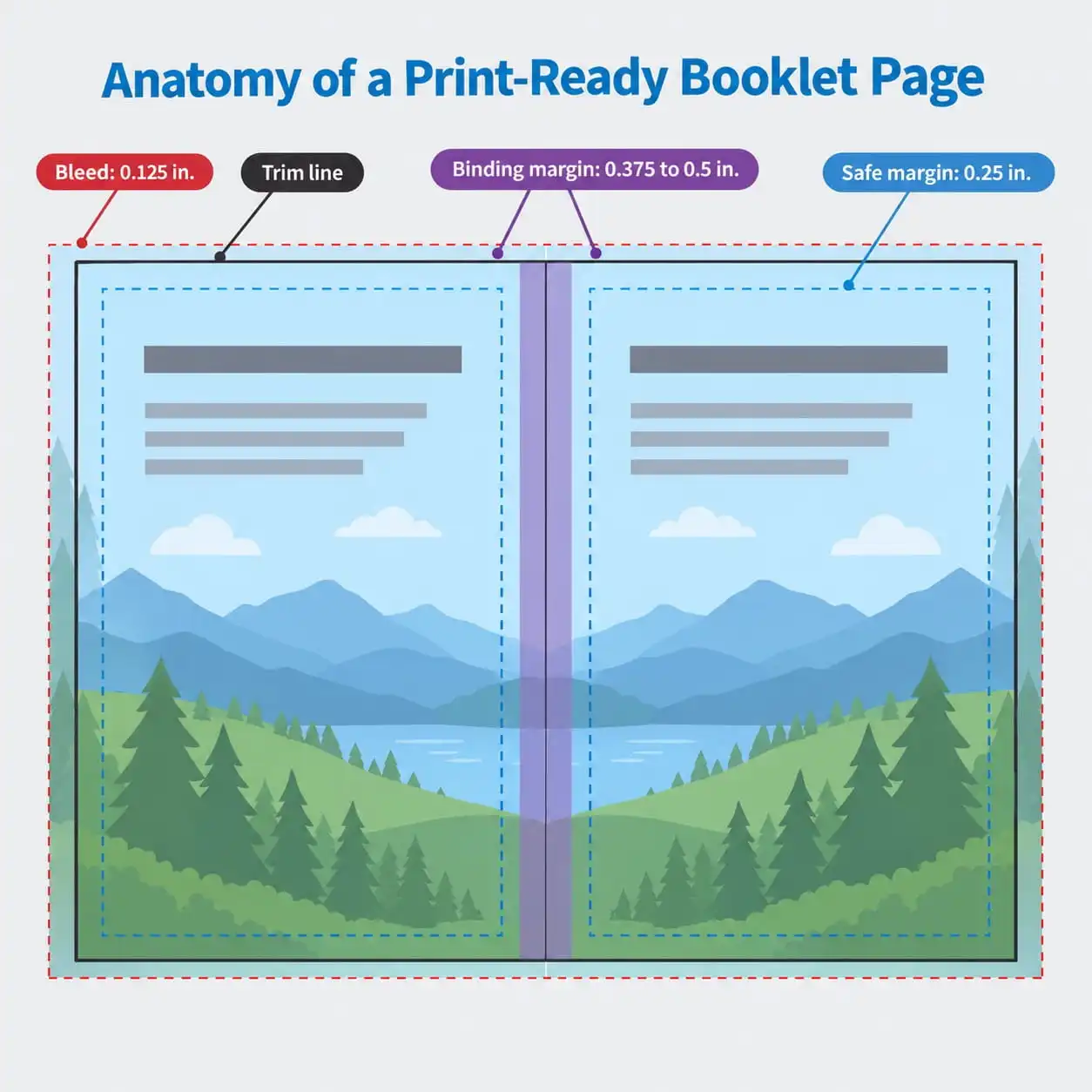 how to set up a booklet for printing